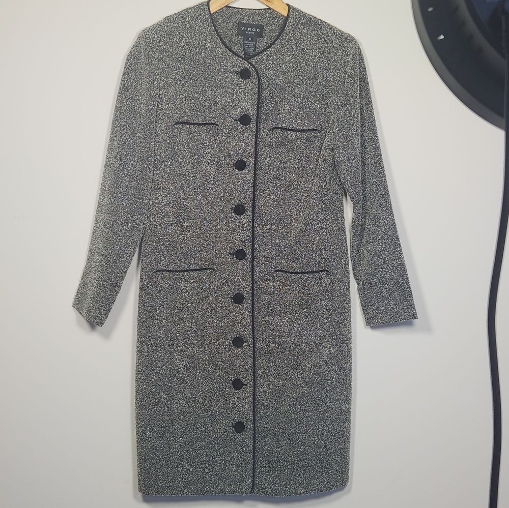 Vintage Virgo Long Jacket Dress - Picture 2 of 10